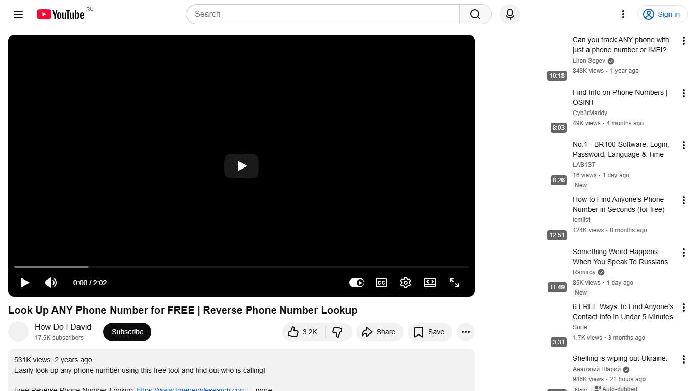 Look Up ANY Phone Number for FREE | Reverse Phone Number Lookup - YouTube